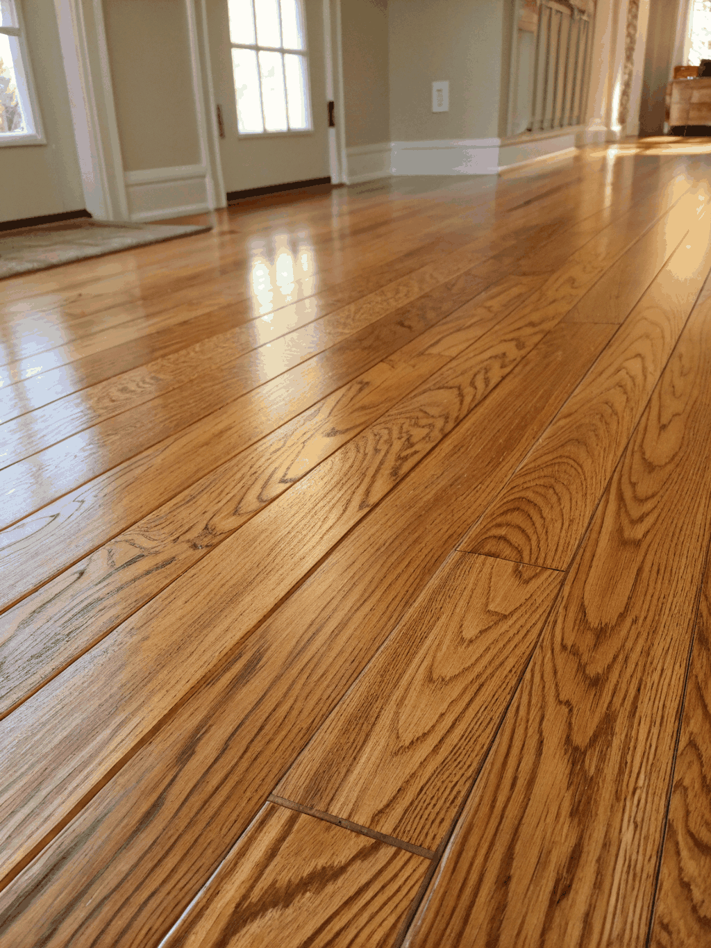 Custom white oak architectural millwork and premium renovation finish